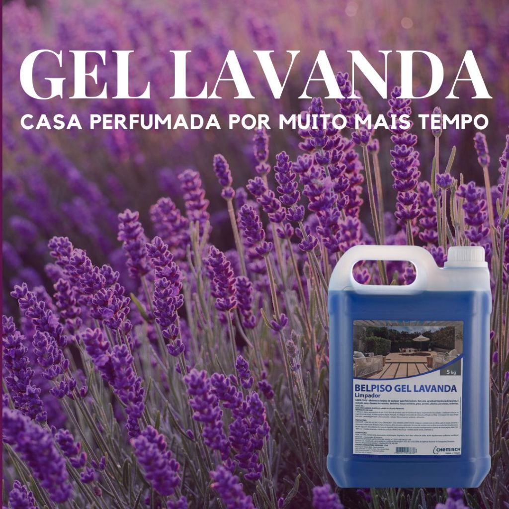Limpa Piso Belpiso Gel Lavanda 1L Para Lavar a Casa