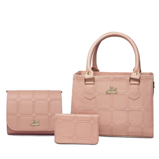 Promoção Kit 3 Peças Bolsa Feminina Transversal + Carteira Livia Sabatini