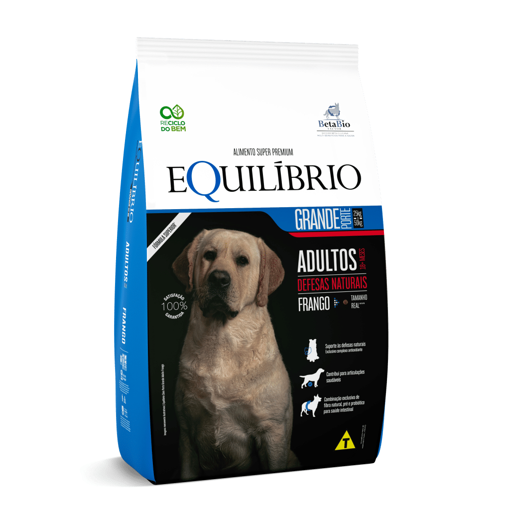 Ração Equilíbrio Cães Porte Grande Adulto Frango 15kg