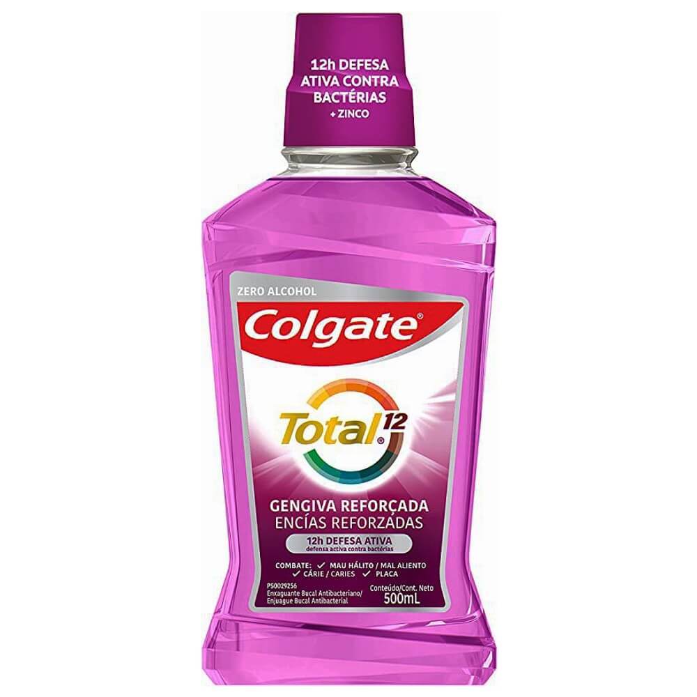 Enxaguante Bucal Colgate Total 12 Gengiva Reforçada 500ml