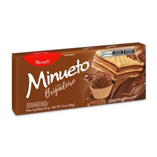 Wafer Brigadeiro Minueto 115G