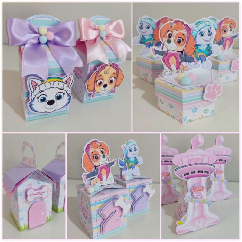 Kit personalizado infantil Skye e Everest modelo 2 ( kit de 5 peças por modelo)