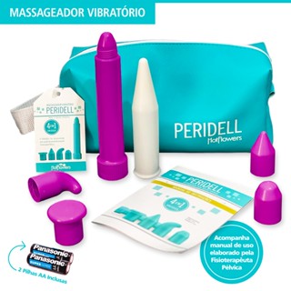 Fisioterapia Pélvica Massageador Peridell Incontinência Urinária, Gestação Pink Unissex Hot Flowers
