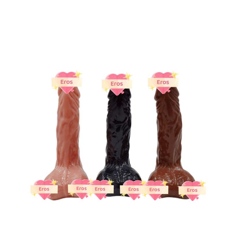 Prótese Pênis Pequeno de Borracha  e Ventosa 16.5*3.6cm sexy shop em Oferta na Shopee