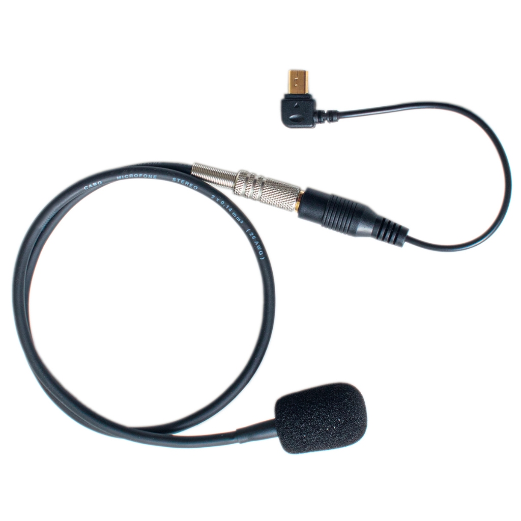 Kit Microfone Profissional + Cabo Adaptador P/ Gopro 3 3+ 4