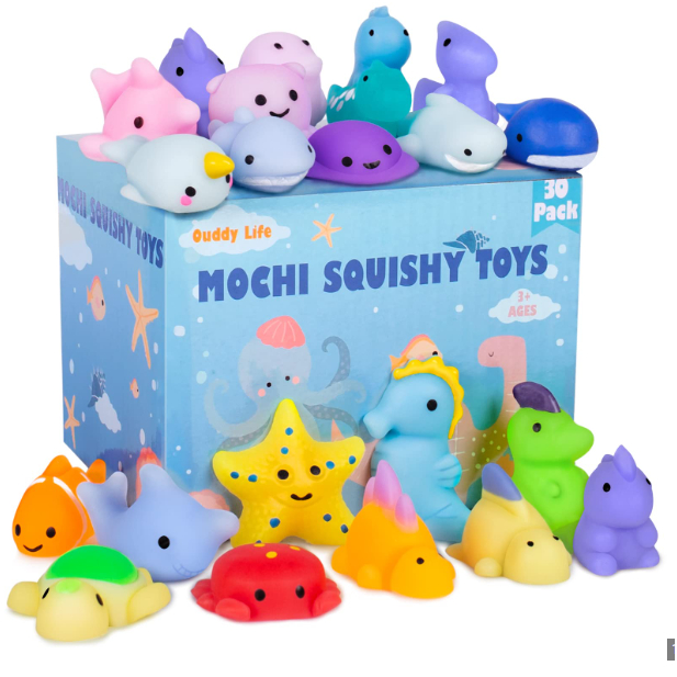 Kit 30/60/90  Squishy Mochi Bichinho Macio De Apertar Pop It Fidget