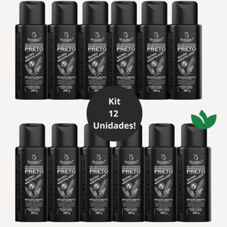 Kit 12 Unidades Gel Massageador Preto Extra Mentolado 200g Bio Instinto