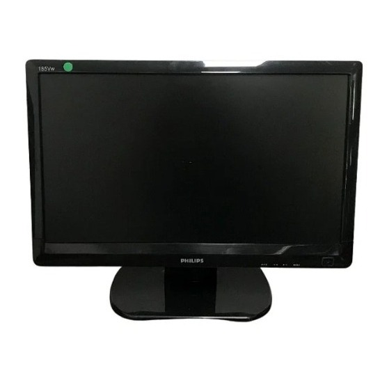 Monitor Philips TFT185VW , 18" Polegadas - Resolução HD 1366x768 - VGA, DVI