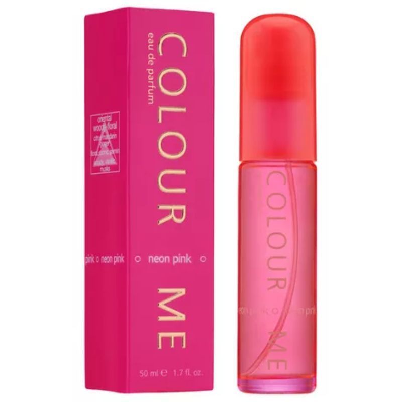Perfume Colour Me Femme Neon Pink 50ml - Selo Adipec em Oferta na Shopee