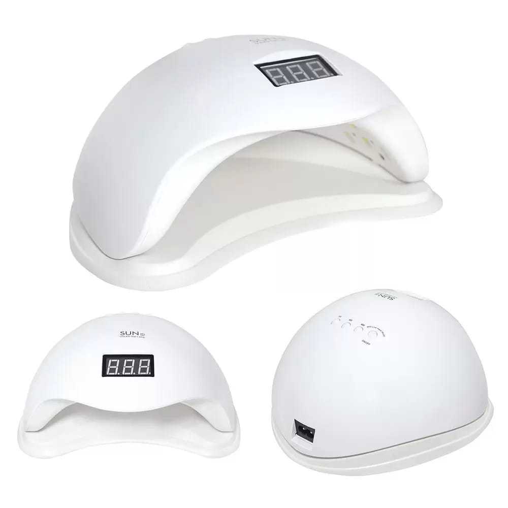 Cabine sun 5 48w bivolt led/uv sensor unhas gel acrigel fibra para manicure