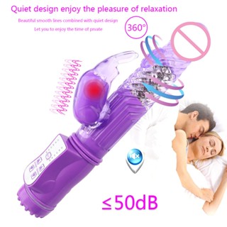 Vibrador rotativo alimentado por pilha com 36 vibrações e estimuladores sexy shop
