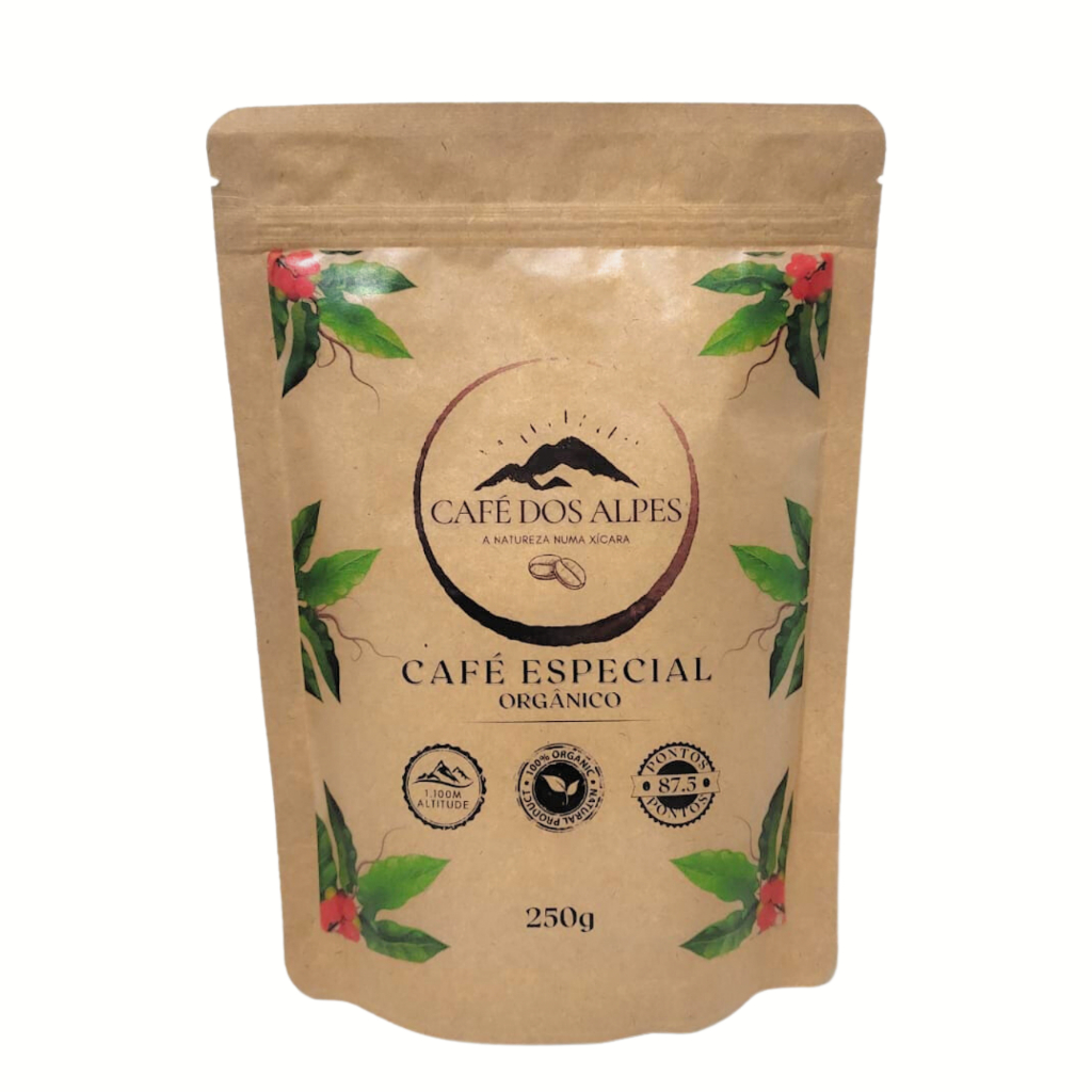 Café Especial Orgânico 250g 87,5 Pontos Café dos Alpes