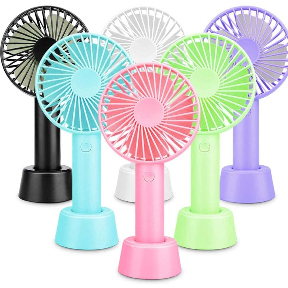 Ventilador Portátil de Mão Mesa Usb Recarregável