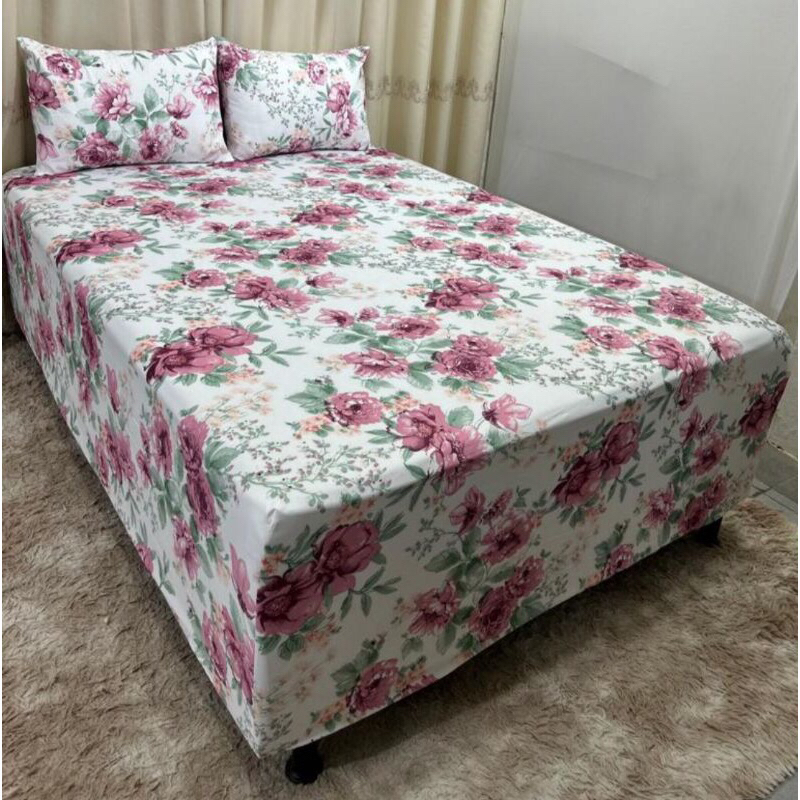 LENÇOL ESTAMPADO BOX CONJUGADO CASAL 3 PEÇAS 0,60 CM DE ALTURA (LENÇOL LUVA )