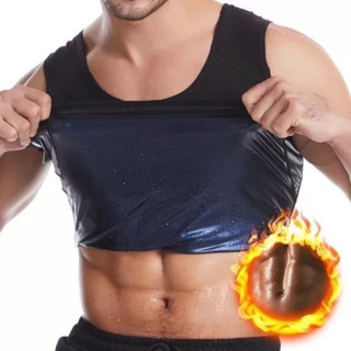 Camiseta Regata Termica Cinta Camisa Compressão Abdominal Masculino Sauna Modeladora Redu…