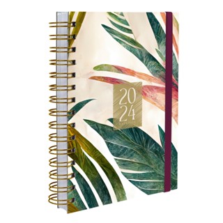 Agenda 2024 Plus Capa Dura Botanics Palm Leaves