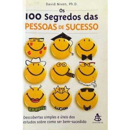 (Veja o vídeo) - Livros USADOS: Os 100 segredos das pessoas de sucesso- David Niven, Ph.D