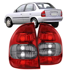 Par Lanterna Traseira Corsa Sedan e Classic 2003 2004 2005 2006 2007 2008 2009 2010 Fumê