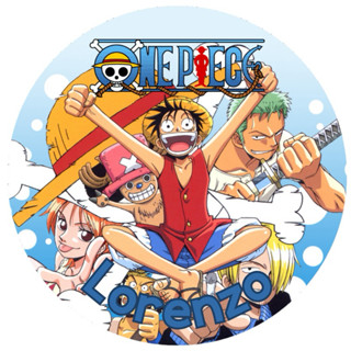 Adesivos com corte One piece personalizados com nome 40 unidades folha adesiva com corte
