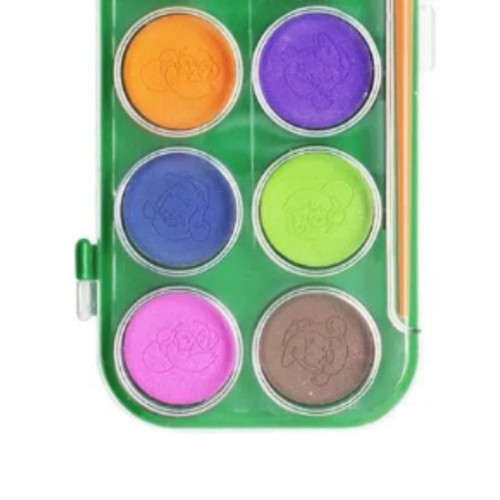 LeoLeo Pintura Aquarela 12 Cores Artigo de Artes Papel Cartolina Papel Cartão Papelaria Escolar