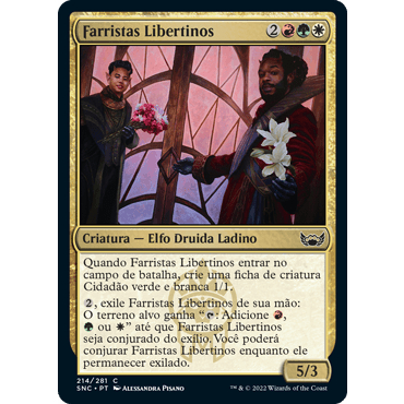 Farristas Libertinos (Elfo / Druida / Ladino) - Magic The Gathering