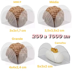 COMBO FORMINHAS ACETO INCOLOR PARA DOCES FINOS