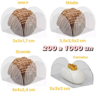 COMBO FORMINHAS ACETO INCOLOR  PARA DOCES FINOS em Oferta na Shopee