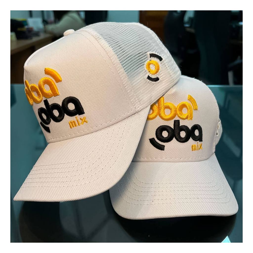 Boné com Tela [Branco] Marca Oba Oba Mix Modelo BN-OOM