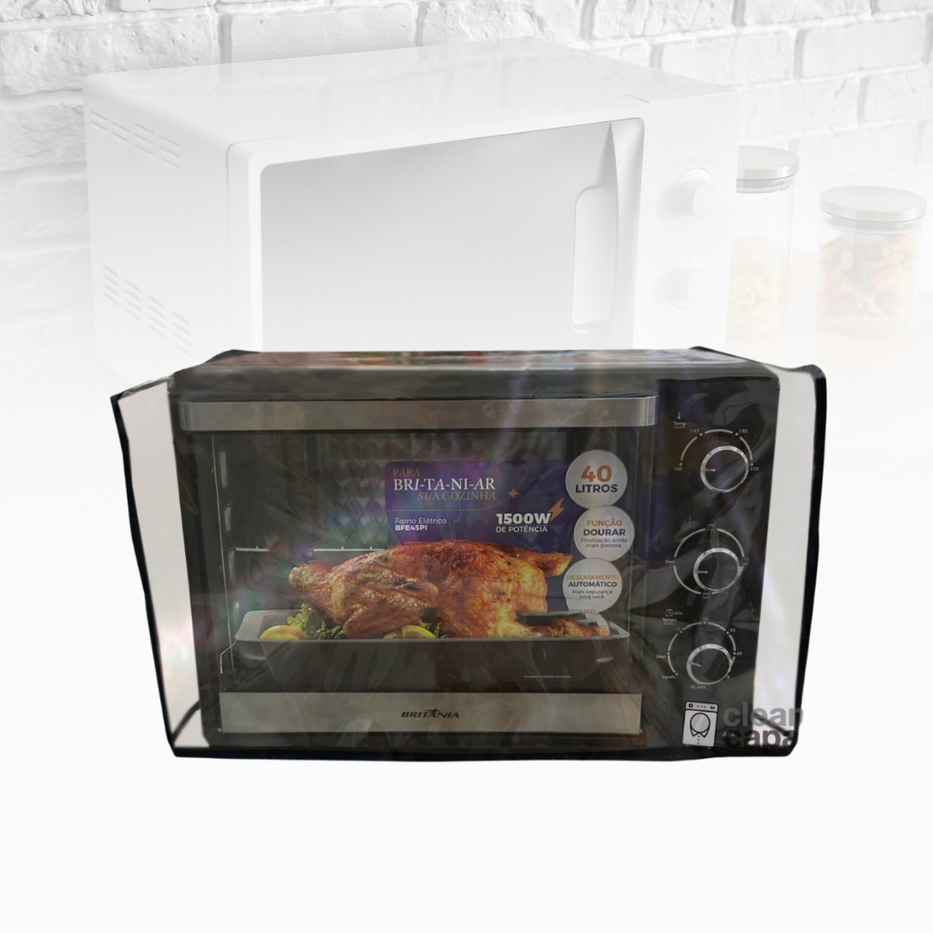 Capa P/ Forno Elétrico De Bancada Britânia 40l Cristal