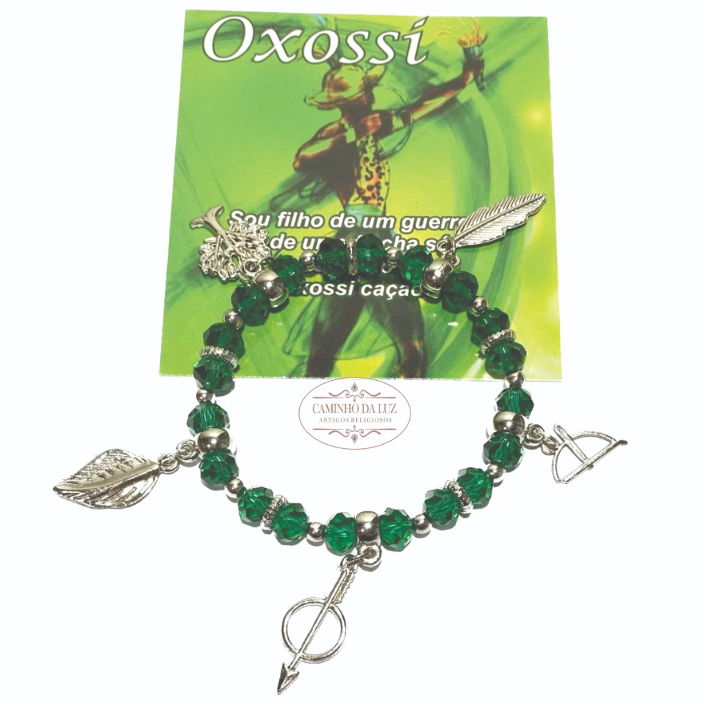 Pulseira De Oxóssi - Orixás Entidade Umbanda Candomblé Promoção
