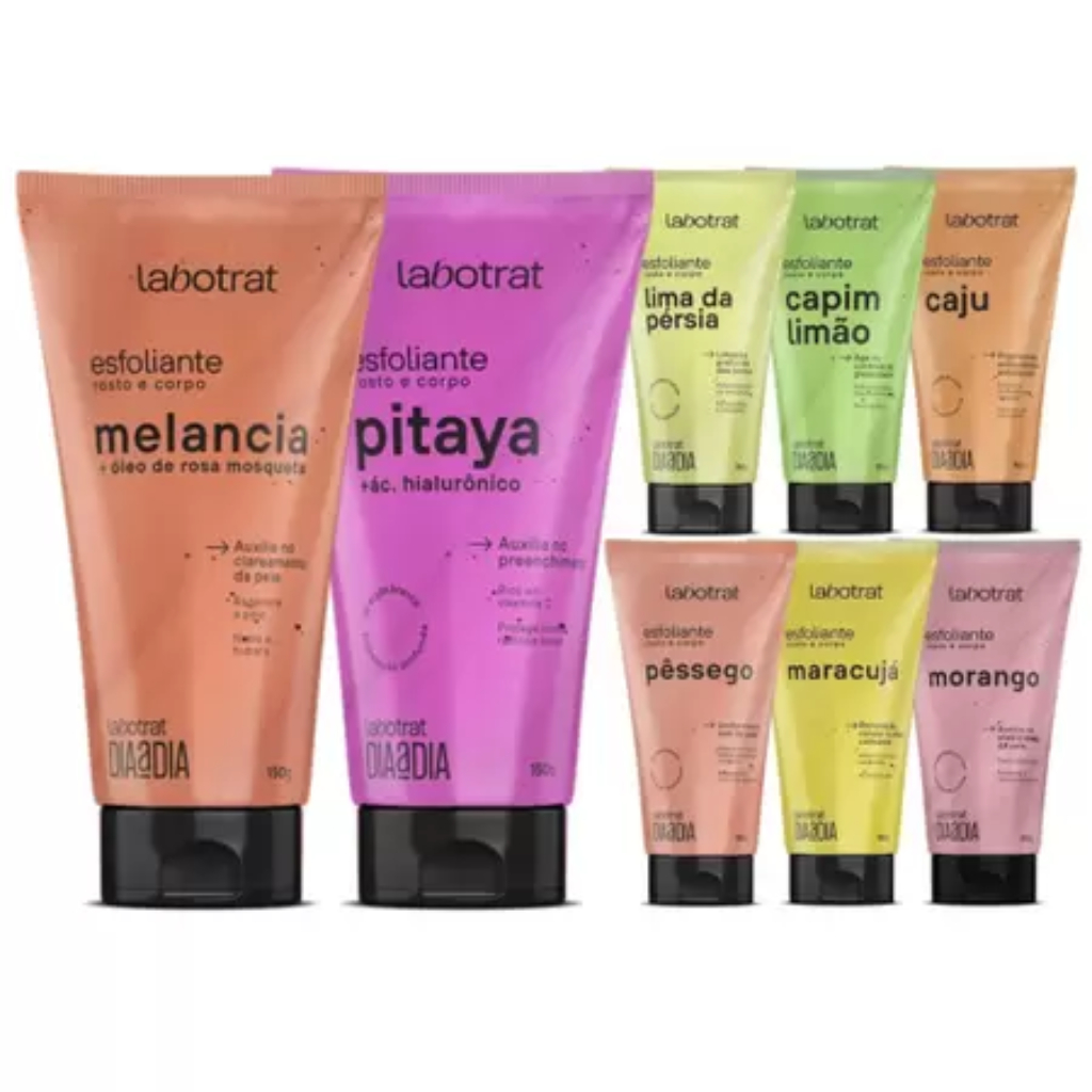 Kit C/3und Esfoliante Corpo e Rosto Labotrat - 150g