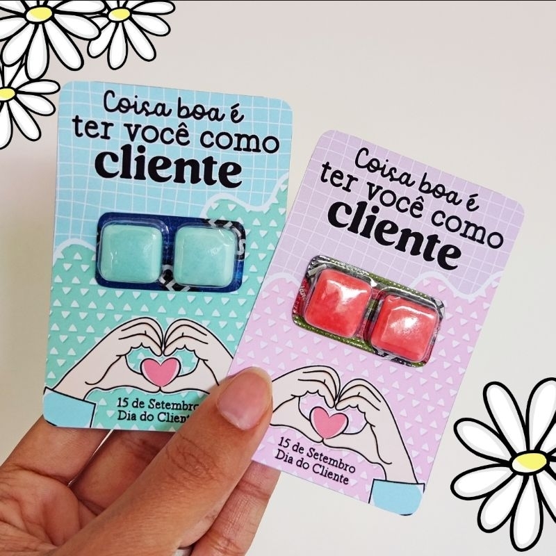 20 Chicletes Dia do Cliente.