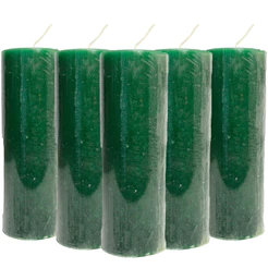 Vela Votiva de 7 Dias Verde 250gr - 10 Unidades