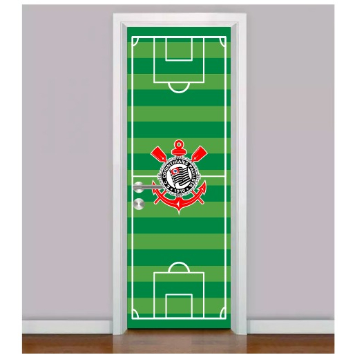 Detalhes do Adesivo Para Porta CORINTHIANS  - TIMÃO