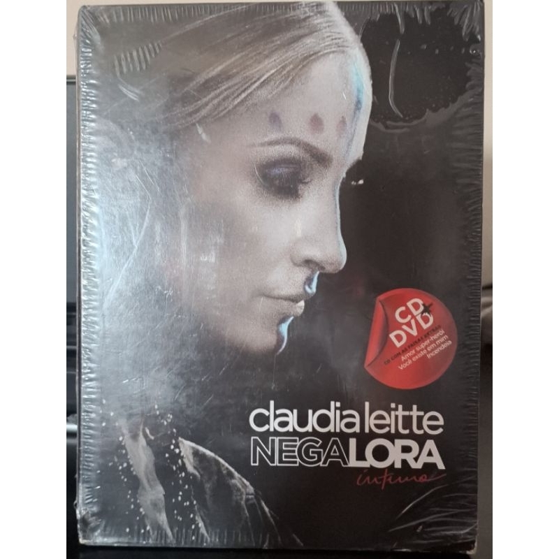 Kit CD & DVD  Cláudia  Leite-Nega  Lora(íntimo)Digipack Original novo lacrado.