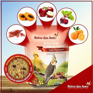 extra Gold calopsita frutas 400g - extrusada super premium