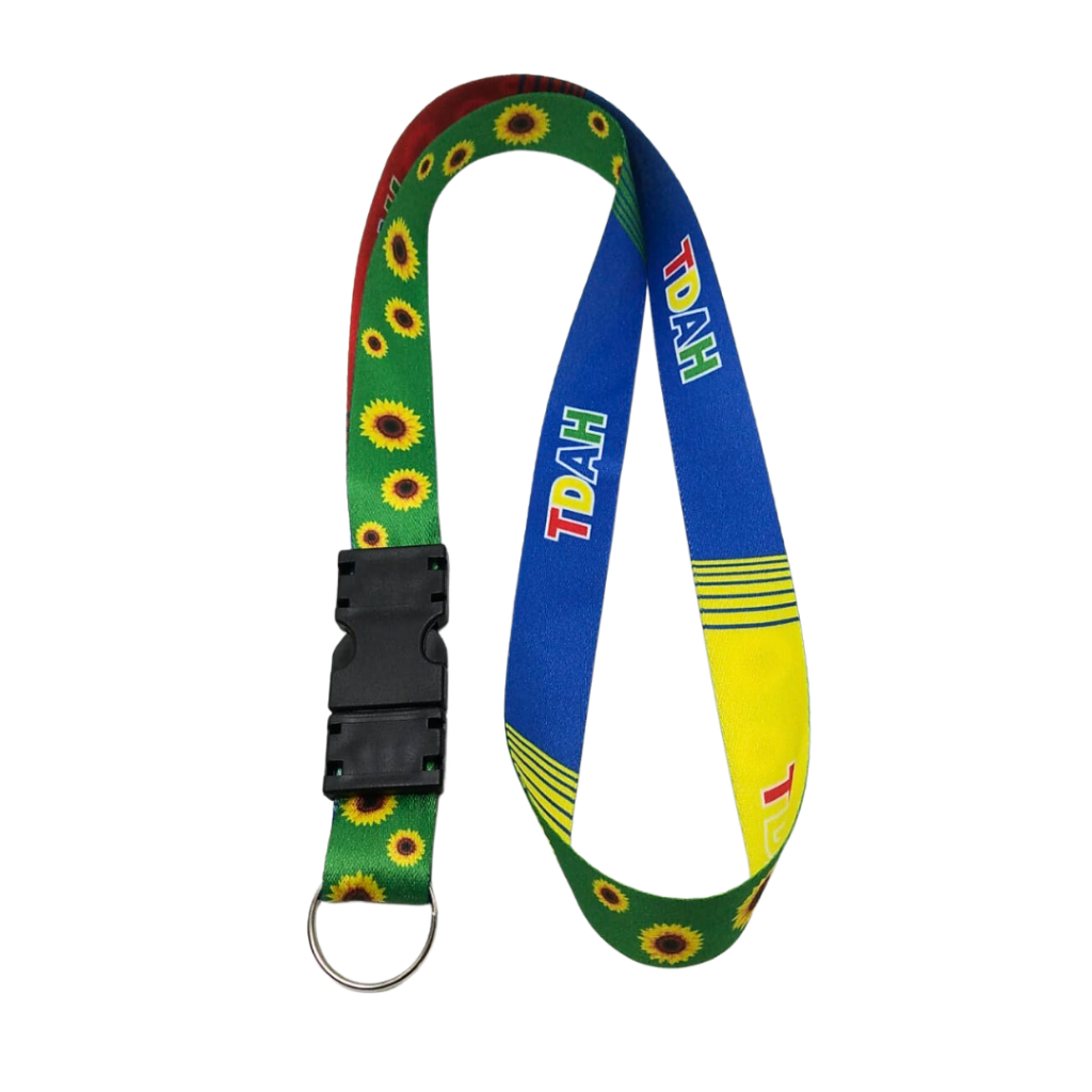 Cordão Pescoço Fecho Engate Rápido Girassol Tdah em Oferta na Shopee