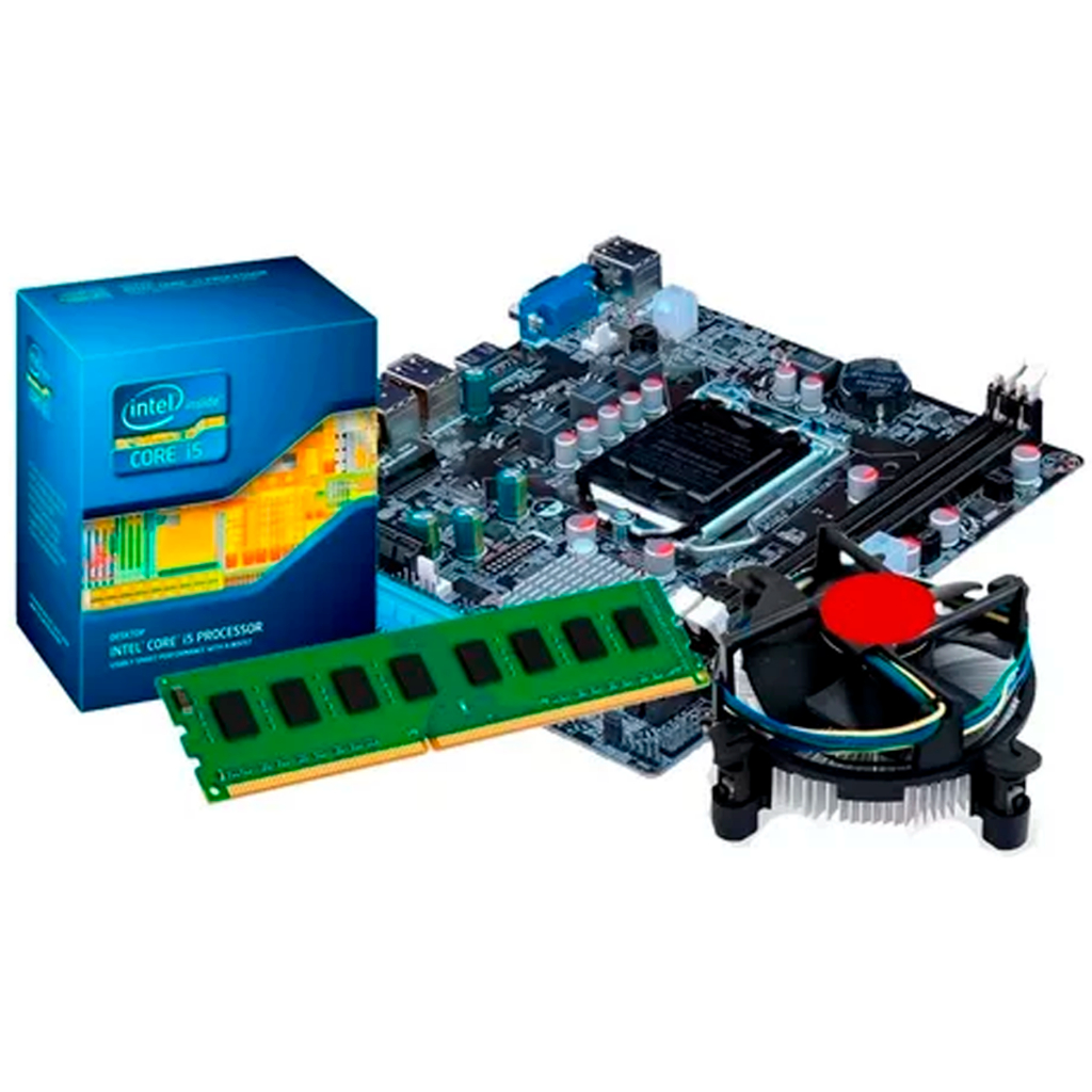 Kit Upgrade Intel I5 3.1 + Placa Mãe Intel H61 C/memória 8gb