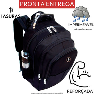 Mochila Grande Masculina para Notebook Reforçada Escolar