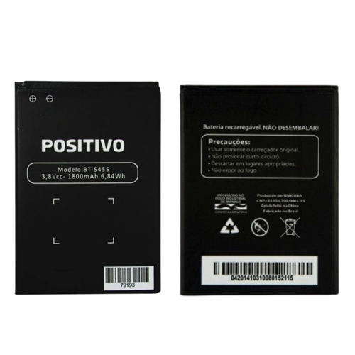 Bateria Cel. Positivo bt-s455 usada Bom Estado