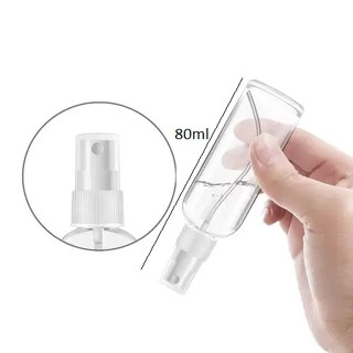 Frasco Pet Borrifador 11,6X3,1CM Multiuso De 80 Ml Válvula Gatilho Pulveriza Multiuso Universal Multicolorido
