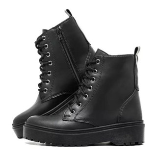 Bota Feminina Coturno Militar Moda Blogueira Dipime