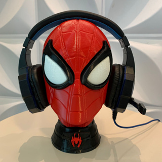 suporte de fone ouvido gamer - headset - homem aranha - spider man (Vermelho) em Oferta na Shopee