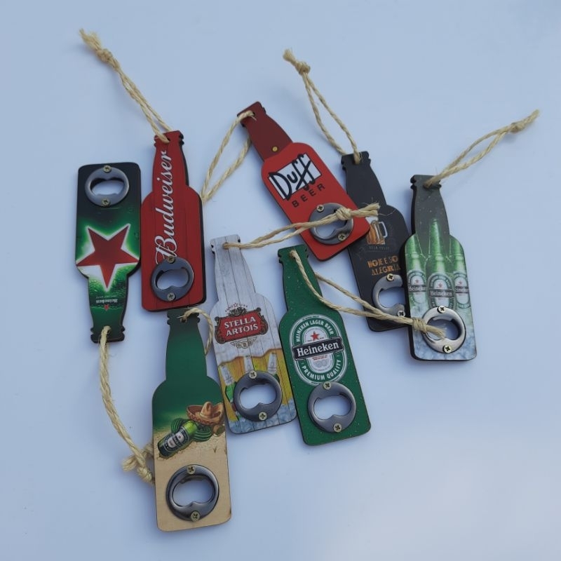 Abridor de garrafas de mão, formatos garrafinha.