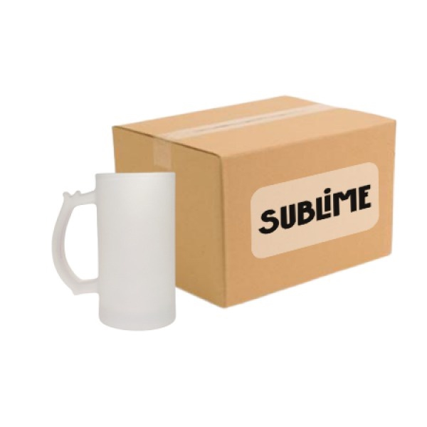 36 Canecas de Chopp 460 ML para Sublimação Jateada ou Transparente