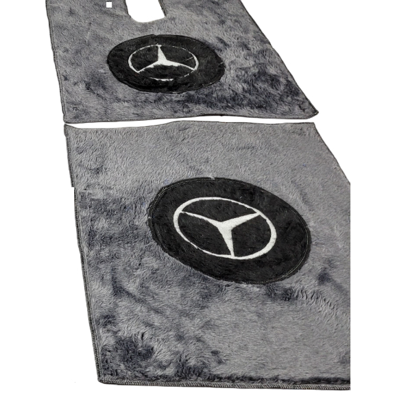 JOGO DE TAPETE UNIVERSAL 50X55 CM MB, VW, FORD, LOGO CHINIL
