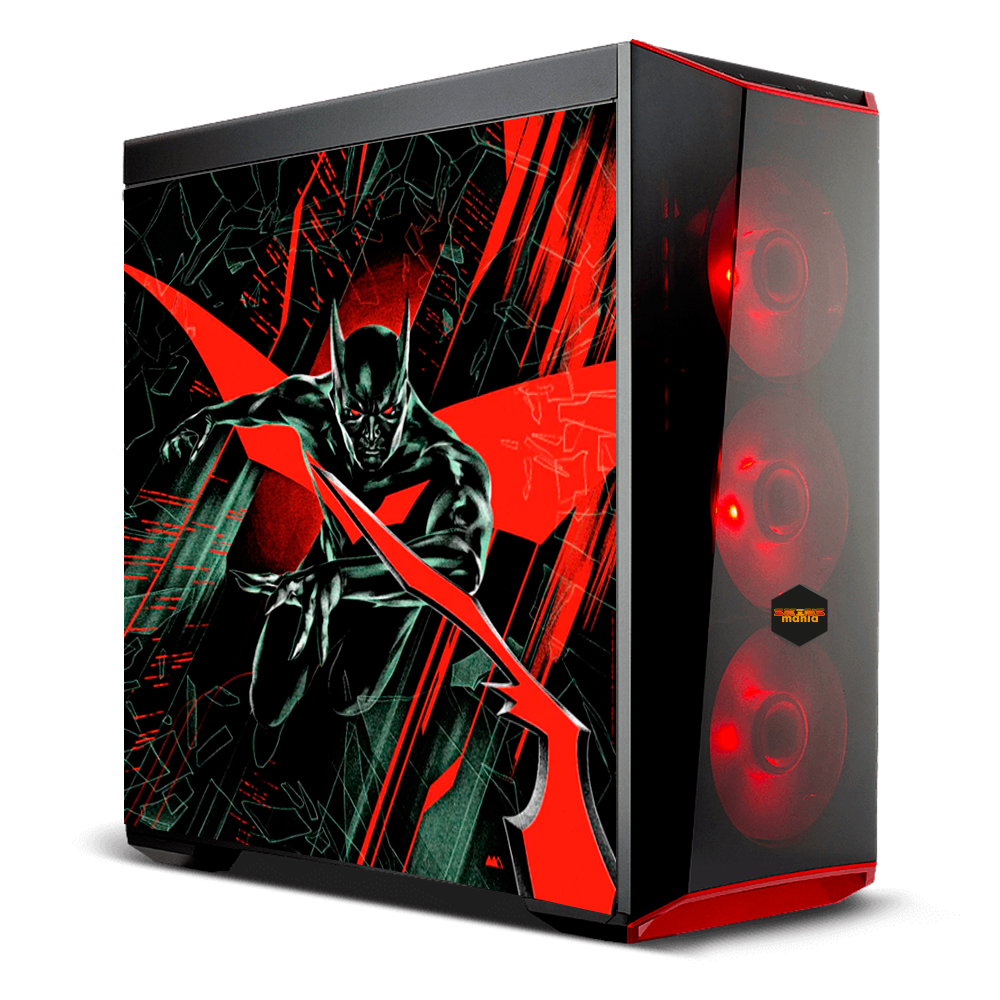 Adesivo Skin Pelicula Gabinete Computador Batman [ cad35 ] Cavaleiro Heroi Morcego Game Liga Justica
