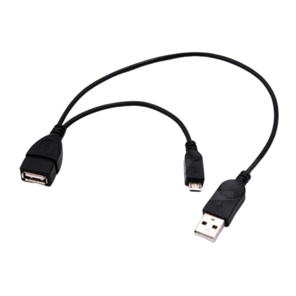 Cabo Adaptador Otg  2 Em 1 USB 2.0  Celular Fire Tv Stick