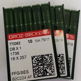 Agulha Máquina Reta Cabo Fino DBX1 - Groz Beckert 10 Unid