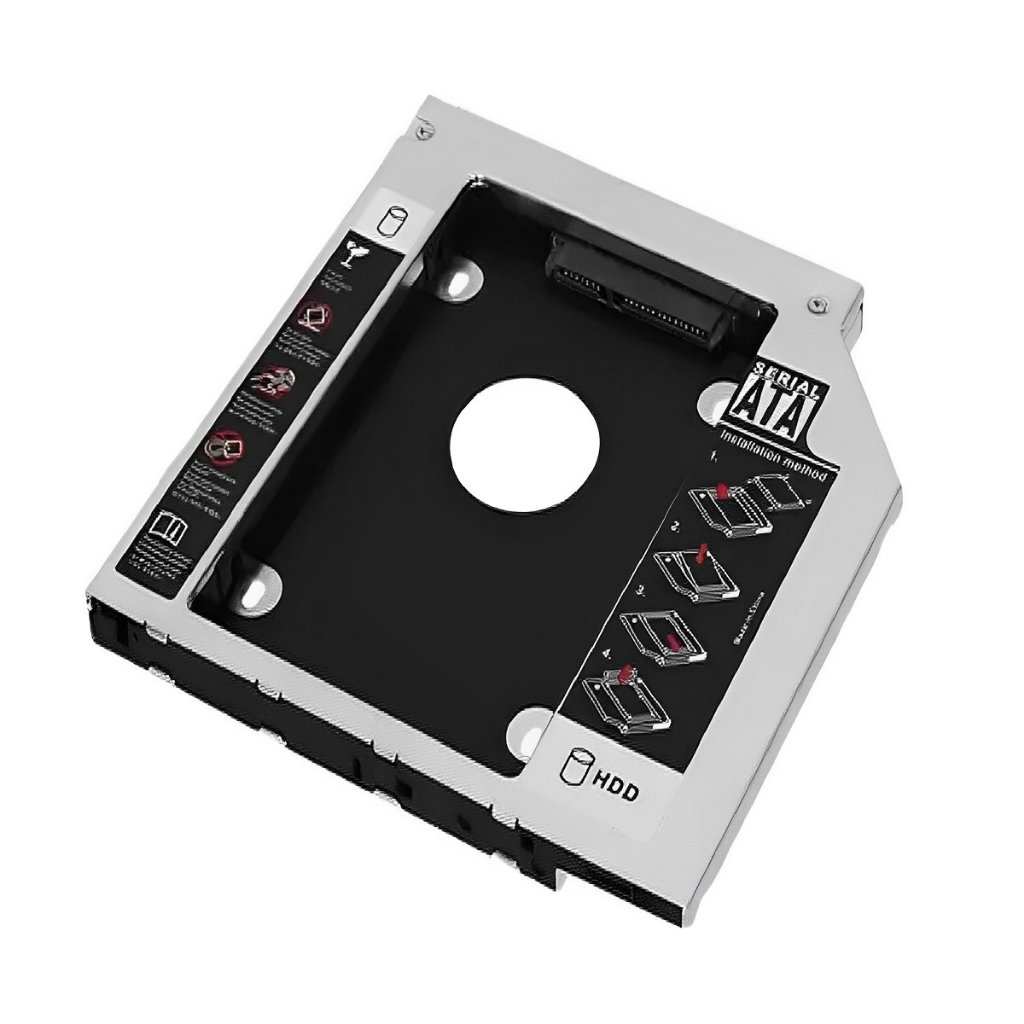 Gaveta Adaptadora Para Hd SSd Segundo Hdd Notebook Caddy 9.7mm Barato G7 Luuk Young